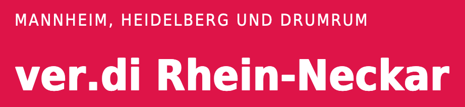 Logo: ver.di Rhein-neckar
